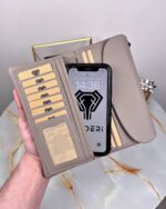 İsimli Deri Cüzdan Vizon Renk 2049